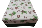 Tischläufer Vitus 40x100 cm im Landhausstil grün-weiß