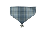Modisches Hundehalstuch im trendigen Vichy Karodesign Gr. S blau