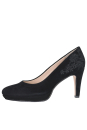 Damen Plateau Pumps Classy Schwarz