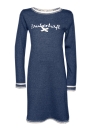 Louis & Louisa Kindernachthemd "Zauberhaft" Jeansblau